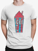 Officially Licensed ICEE Classic Cup - Retro 'Coldest Drink In Town' Graphic Men's T-shirt