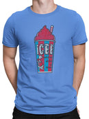 Officially Licensed ICEE Classic Cup - Retro 'Coldest Drink In Town' Graphic Men's T-shirt