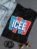Officially Licensed ICEE Frosty Refresh Retro Graphic Women's T-shirt