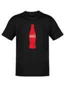 Officially Licensed Coca-Cola Classic Red Bottle Graphic Logo Women's T-shirt