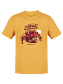 Officially Licensed Coca-Cola Highway Adventure Van - Desert Classic Graphic Men's T-shirt
