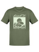 Officially Licensed Coca-Cola Catch the Wave 1986 Coke Graphic Men's T-shirt
