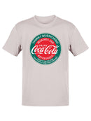 Officially Licensed Coca-Cola Drink Vintage Thirst Quenching Logo Men's T-shirt