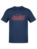 Officially Licensed Coca-Cola Classic Trademark Script Graphic Men's T-shirt