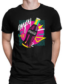Officially Licensed Coca-Cola  Retro Pop Art Graphic Men's T-shirt