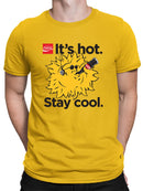 Officially Licensed Coca-Cola Stay Cool Summer Vibes Graphic Men's T-shirt