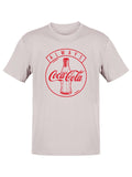 Officially Licensed Coca-Cola Always Iconic Red Circle Logo Men's T-shirt