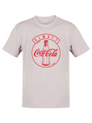 Officially Licensed Coca-Cola Always Iconic Red Circle Logo Men's T-shirt