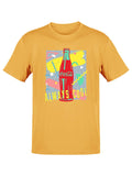 Officially Licensed Coca-Cola Always Cool Bottle Retro 90s Graphic  Men's T-shirt