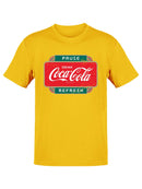 Officially Licensed Coca-Cola Pause Refresh Retro Sign Men's T-shirt