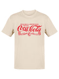 Officially Licensed Coca-Cola Logo Classic 5¢ Soda Fountain Men's T-shirt