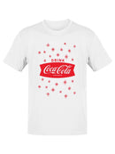 Officially Licensed Coca-Cola Snowflake Retro Design Men's T-shirt