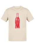 Officially Licensed Coca-Cola Vintage Contour Bottle Design Women's T-shirt