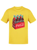 Officially Licensed Coca-Cola Six-Pack Bottle Retro Design Women's T-shirt