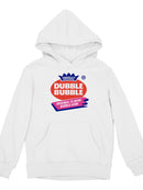 Officially Licensed Dubble Bubble Original Flavor Gum Logo Youth's Hoodie