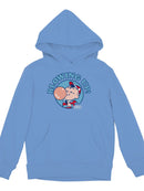 Officially Licensed Dubble Bubble Blowing Up Youth's Hoodie
