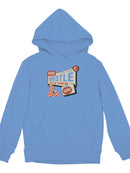 Officially Licensed Dubble Bubble Retro Whistle Ad Youth's Hoodie