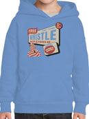 Officially Licensed Dubble Bubble Retro Whistle Ad Youth's Hoodie