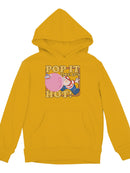 Officially Licensed Dubble Bubble Pop It Like It's Hot Gum Youth's Hoodie
