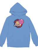 Officially Licensed Dubble Bubble What's Poppin' Gum Cartoon Youth's Hoodie