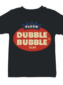 Officially Licensed Dubble Bubble Classic Gum Logo Youth's T-shirt