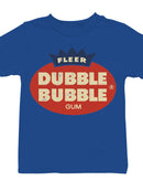 Officially Licensed Dubble Bubble Classic Gum Logo Youth's T-shirt