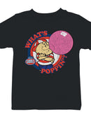 Officially Licensed Dubble Bubble What's Poppin' Vintage Gum Cartoon Youth's T-shirt