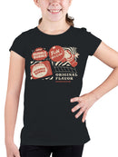 Officially Licensed Dubble Bubble Retro Gum Packaging Design Youth's T-shirt