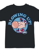 Officially Licensed Dubble Bubble Blowing Up with Dubble Bubble Youth's T-shirt