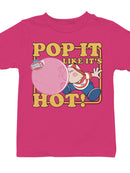 Officially Licensed Dubble Bubble Pop It Like It's Hot Bubble Gum Youth's T-shirt