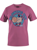 Officially Licensed Dubble Bubble Blowing Up with  Women's T-shirt