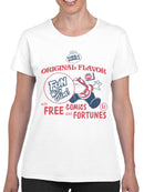 Officially Licensed Dubble Bubble Vintage Promo Design Women's T-shirt