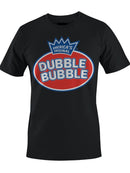 Officially Licensed Dubble Bubble Logo Men's T-shirt