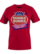 Officially Licensed Dubble Bubble Original Flavor Gum Logo Men's T-shirt