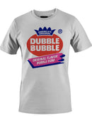 Officially Licensed Dubble Bubble Original Flavor Gum Logo Men's T-shirt