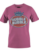 Officially Licensed Dubble Bubble Logo Design Men's T-shirt