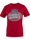 Officially Licensed Dubble Bubble Logo Design Men's T-shirt