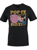 Officially Licensed Dubble Bubble Pop It Like It's Hot Gum Men's T-shirt