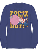 Officially Licensed Dubble Bubble Pop It Like It's Hot Gum Men's Sweatshirt