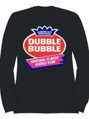 Officially Licensed Dubble Bubble Original Flavor Gum Logo Men's Sweatshirt