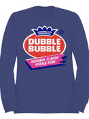 Officially Licensed Dubble Bubble Original Flavor Gum Logo Men's Sweatshirt