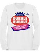 Officially Licensed Dubble Bubble Original Flavor Gum Logo Men's Sweatshirt