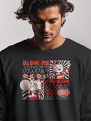 Officially Licensed Dubble Bubble Retro Gum Artwork Men's Sweatshirt