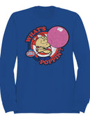 Officially Licensed Dubble Bubble What's Poppin' Vintage Gum Cartoon Men's Sweatshirt