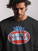 Officially Licensed Dubble Bubble Logo Men's Sweatshirt
