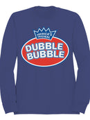 Officially Licensed Dubble Bubble Logo Men's Sweatshirt
