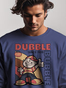 Officially Licensed Dubble Bubble Gum Vintage Poster Men's Sweatshirt
