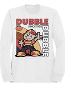 Officially Licensed Dubble Bubble Gum Vintage Poster Men's Sweatshirt