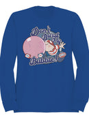 Officially Licensed Dubble Bubble Don't Burst My - Retro Design Men's Sweatshirt