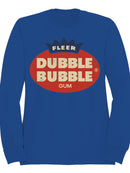 Officially Licensed Dubble Bubble Classic Gum Logo Men's Sweatshirt